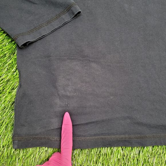 NIKE Jordan Hoodie XL 24x29 Black Jumpman Embroidered-Logo - Picture 11 of 16